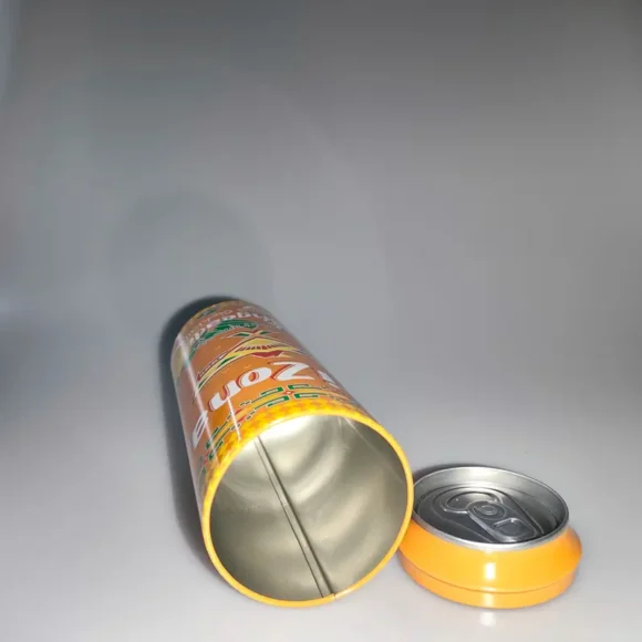 1pc Arizona Orangeade Aluminium Drankblikje, Combinatieslot, Niet-waterdicht, Verborgen Opslag Stash Container - Afbeelding 3