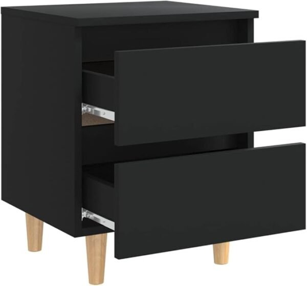 MODEL: PARIS Nachtkastje met verborgen ruimte, smartlock, grenen poten 40 x 35 x 50 cm - Afbeelding 6