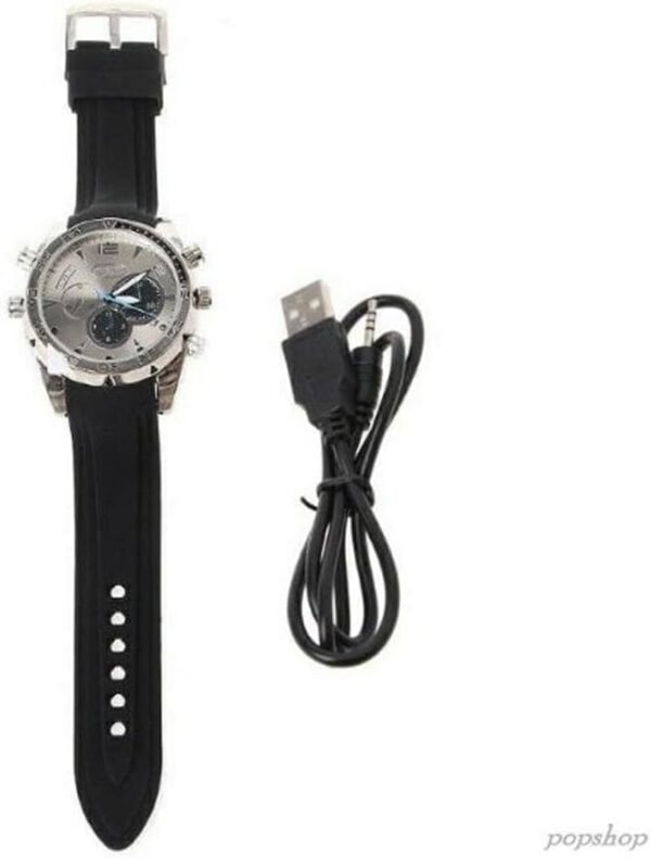 Horloge met Mini Spion Verborgen Draagbare Camera - FHD 1080P Veilige Spionage Camera met 32G voor zakelijke Journalisteninterviews/Korte Video's Thuis Opnemen - Afbeelding 6