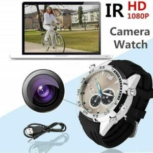Horloge met Mini Spion Verborgen Draagbare Camera - FHD 1080P Veilige Spionage Camera met 32G voor zakelijke Journalisteninterviews/Korte Video's Thuis Opnemen