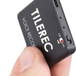 Professionele Digitale mini-recorder met stemactivering, capaciteit 145 uur, MP3-speler, accuduur 24 uur