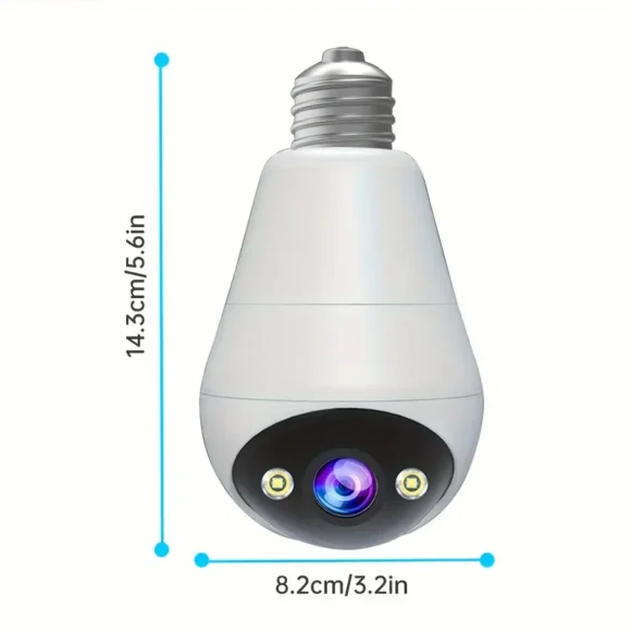 Bolvormige WiFi PTZ Camera, Indoor 1296p HD Resolutie Nachtzicht, Twee-Weg Audio, Slimme Bewegingsdetectie, 360° Pan-Tilt, App Besturing, Audio- en Bewegingswaarschuwingen, Geen Batterij, Hardwired 110V/220V - Afbeelding 3