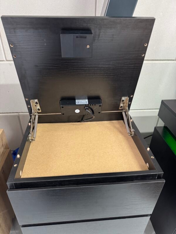 MODEL: TESLA Nachtkast of kast met verborgen ruimte en Smartlock 2 AC-stopcontacten, 2 USB - Afbeelding 5