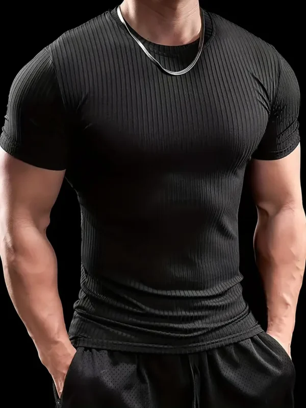 4 stuks Casual Korte Mouw T-Shirts voor Heren - Afbeelding 5