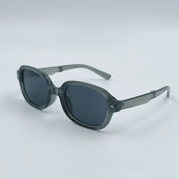 Trendy ovale opvouwbare bril, frame van polycarbonaat met AC-lens, gradientkleur voor hiking en outdoor activiteiten, unisex modebril - Afbeelding 6