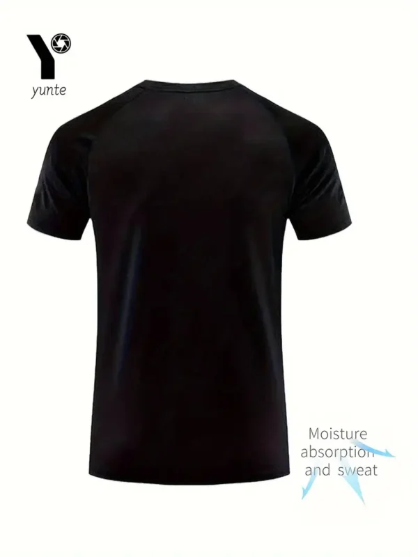 12st Heren Lichtgewicht Sneldrogende Ronde Hals T-shirts - Afbeelding 6