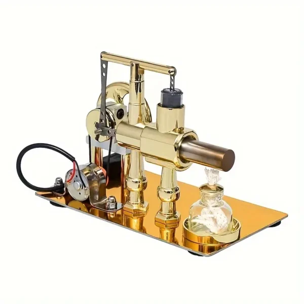 Mini generator voor opladen of 12v. Dag en nacht overal opladen met alleen warmte van een kaars of lampen olie - Afbeelding 5