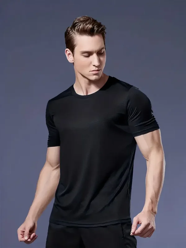 12st Heren Lichtgewicht Sneldrogende Ronde Hals T-shirts - Afbeelding 3