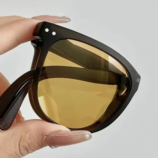 Opvouwbare Modebrillen met AC-Lens en Plastic Montuur, Spiegeltype Brillen - Afbeelding 4