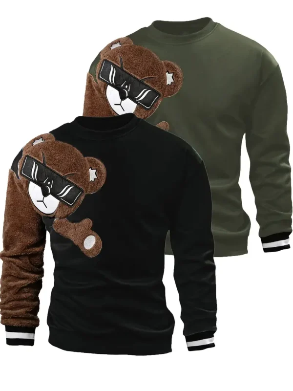 Nieuwe Cross-border Heren Casual Sport Hoodie 2-delig
