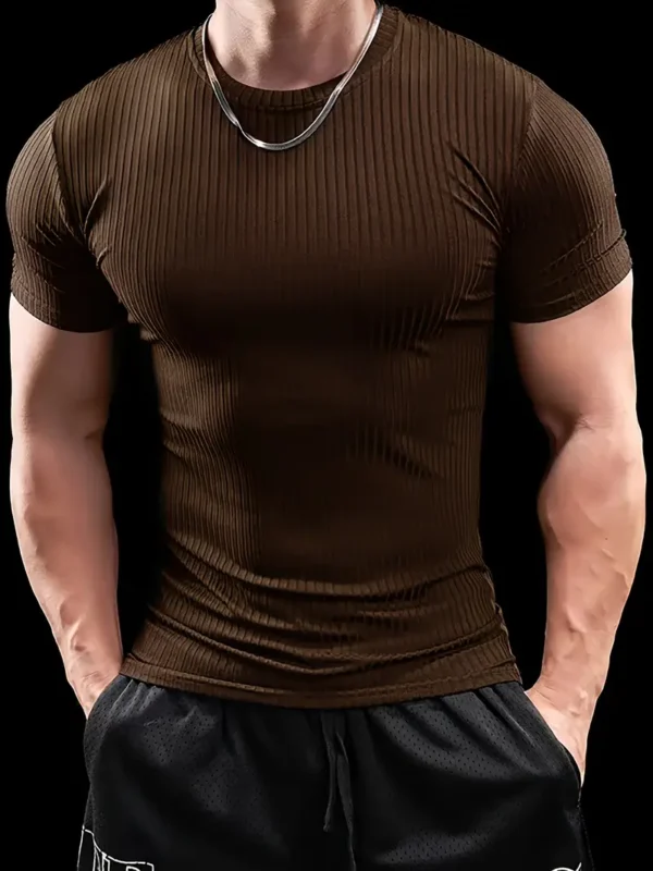 4 stuks Casual Korte Mouw T-Shirts voor Heren - Afbeelding 4