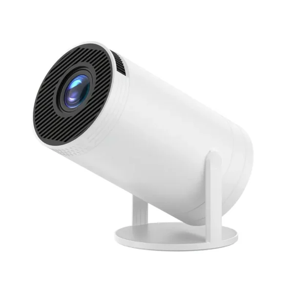 Untra HD Mini Projector - 4K ondersteuning, draadloos, Android 11-besturingssysteem, 5G WiFi & BT5.2, 180° draaibaar, afstandsbediening compatibel met smartphones en laptops, 150 ANSI helderheid, 1280x720 resolutie, draagbare entertainment projector, home theater projector | Moderne projector | Compacte projector